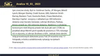 Pod lupą Pawła Szczepanika: Banki w USA upadają.Przed nami krach ? Globalny kryzys?