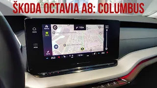 Обзор мультимедиа Columbus 10" SKODA OCTAVIA A8 2020