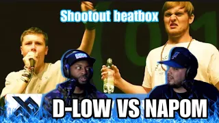 NAPOM vs D-LOW | Shootout Beatbox Battle 2017 | SEMI FINAL | NEW FUTURE FLASH REACTS