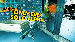 The ONLY SOLO ALPHA Of ARKpoc Wants To Wipe His Entire Server :) | SOLO Road To Alpha Ep.7