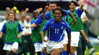 Gol de Ronaldinho Gaúcho - Copa de 2002   Brasil 2 x 1 Inglaterra