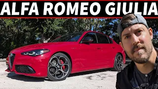 2024 Alfa Romeo Giulia Review // Italian Curves meet Razor-Sharp Handling