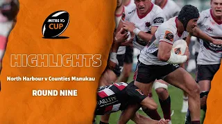 RD 9 HIGHLIGHTS | North Harbour v Counties Manukau (Mitre 10 Cup 2020)