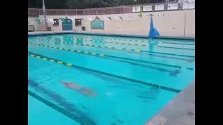 Using the clock and swimming ON an interval