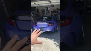 Loudest BRZ In The World? Straight Pipe Exhaust Cold Start! #cars #exhaust #subaru #shorts