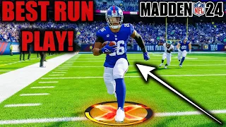 THE MOST TOXIC RUN OFFENSE IN MADDEN 24! NO DEFENSE CAN STOP THIS!