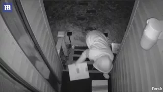 American man takes revenge on parcel thieves with a terrifying trap that sets off SHOTGUN shells