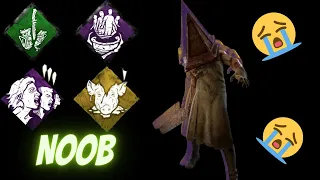 Dead By Daylight Mobile DBD - Pyramid Head Gameplay - Noob Trying to Catch Good Loopers.