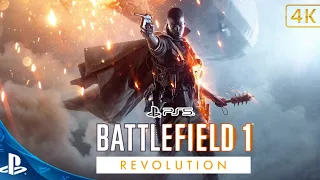 Battlefield 1.Revolution.Прохождение Сюжета.Стальные Грозы.На Заре.PS5.4K.