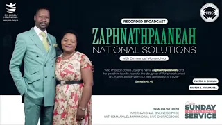Emmanuel Makandiwa | Zaphnathpaaneah  National Solutions