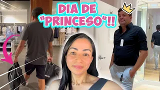 EU E O OSEIOS FOMOS À COMPRAS! ELE TEVE UM DIA DE PRINCESO E RENOVOU O GUARDA ROUPAS!