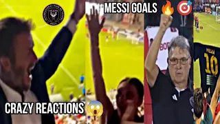 Beckham & Fans Completely go Crazy for Messi Goals Vs Dallas 🔥😱