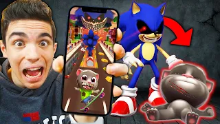 SONIC.EXE HA UCCISO TALKING TOM!!😱 NON LO EVOCARE SU TALKING TOM: CORSA ALL'ORO! *pauroso*