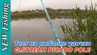 Трудовая рыбалка на поплавочные удочки. Тест на рыбалке удочки G.STREAM PICADO POLE