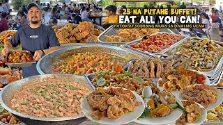 219 Pesos "EAT ALL YOU CAN!" 25 na Putahe UNLI BUFFET at PUTOK BATOK Fiesta!
