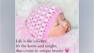 Easy Crochet Baby Hat Pattern for Every Size! | Create Adorable Hats from Scratch with scrap yarn!