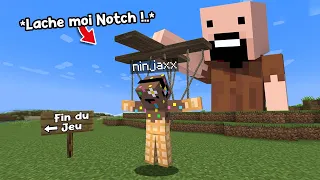 J'essaye de Finir Minecraft mais NOTCH veut me Buter..