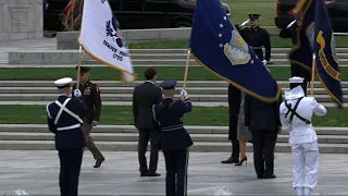 Trump joins World War II vets at V-E Day ceremony