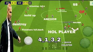 HOW TO WORK WITH 4_1_3_2+QUICK COUNTER 🔥SS+CF =PROFILE WINGER 🔥#efootball24 #efootball24