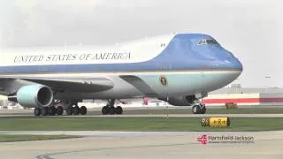 President Barack Obama arrives at ATL