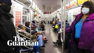 Risking coronavirus on the New York City subway