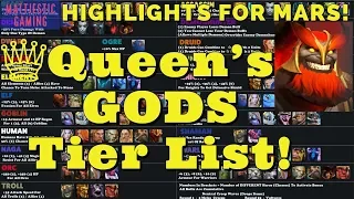 GODS Tier List UPDATED Dota Auto Chess Best Queen Tier List per Cost, Stages and Rounds Gods Guide