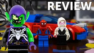 A Race to Stop the Symbiote | LEGO 76279 Spider-Man Race Car & Venom Green Goblin Review