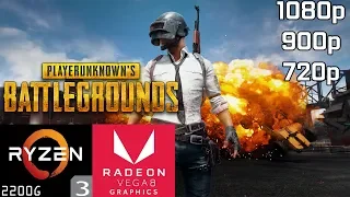 PUBG - Ryzen 3 2200G Vega 8 & 8GB RAM