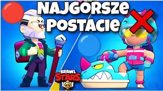 Najgorsza Postać z KAŻDEJ Rzadkości w Brawl Stars ❌😱