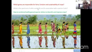 4th Webinar of the Lecture Series On Diversifying Crop Genome
