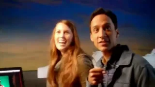 Abed's Uncontrollable Christmas Behind the Scenes, shot by Alison Brie