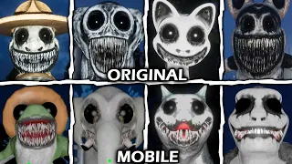 Zoonomaly: Original Vs Mobile - (All Monsters Comparison)