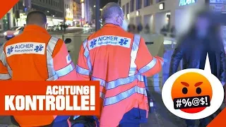 Wird es für den Rettungsdienst gefährlich?😲 Polizei unterstützt!|2/2| Kabel Eins | Achtung Kontrolle