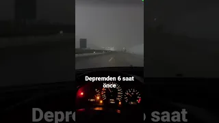 Depremden 6 saat önce çekilmiş