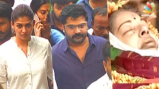 Nayanthara, Simbu at Jayalalitha's Funeral | Tamil Nadu CM Death | Vignesh Shivan