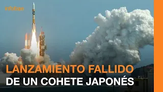 Un cohete japonés se autodestruyó después de un lanzamiento fallido
