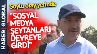 Süleyman Soylu Marmaris'teki Yangınlarla İlgili O Paylaşımlara Ateş Püskürdü! Çok Sert Sözler