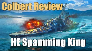 Colbert Review: HE Spamming King | World of Warships Legends | 4k
