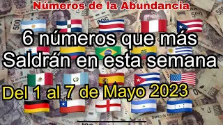 Números de la suerte para la semana del 1 al 7 de Mayo del 2023 💰números para hoy 💰💰💰