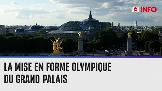 Paris : le Grand Palais se fait beau pour les JO