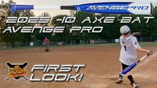 Hitting with the 2023 -10 Axe Bat Avenge Pro | USSSA Bat Review