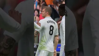 Toni Kroos freekick vs Barcelona Fifa 23!