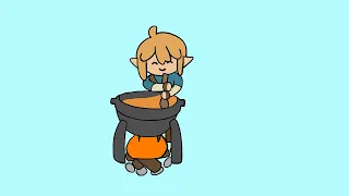 Smol Link cooking | A BOTW animation