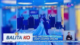 Airport-themed wedding reception sa Tagaytay, usap-usapan online | BK