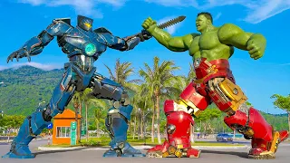 Avengers 5: Gipsy Danger vs Hulk - Superhero Protects The Earth | VFX COMOSIX [HD]