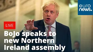 Boris Johnson speaks to new Northern Ireland assembly | LIVE