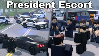 President ESCORT gets ATTACKED... | Liberty County Roleplay (Roblox)