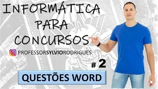 Questões de Informática para Concursos - Word #02