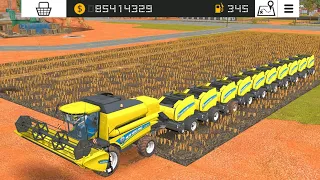 Making multiple roller bales in Fs18 | Fs18 Multiplayer | Timelapse |