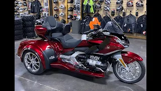 New 2021 Honda Goldwing Tour DCT model we converted to a California Side Car Encore Trike